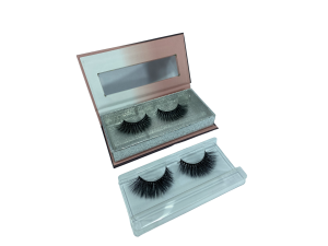 CÍLIOS POSTICO PREMIUM LE VANGEE - 95% FIBRA DE SEDA - 1 PAR - #7D-G054 - REF: 21208 (EAN13: 7899700507963)